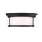 Z-Lite Sonna 3 Light Flush Mount, Matte Black & Matte Opal 2011F16-MB - alternate 3